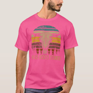 Dit is Gods muziek country outfit Bull Skulls Wes T-shirt