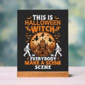 Dit is Halloween Acryl Bord (Neutraal)