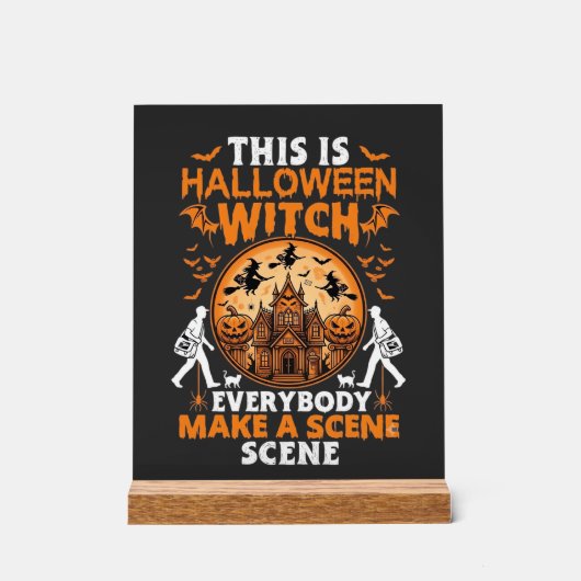 Dit is Halloween Acryl Bord (Voorkant)