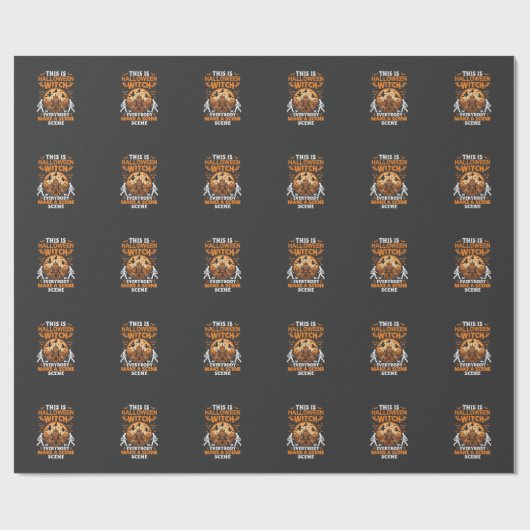 Dit is Halloween Cadeaupapier (Vlak)