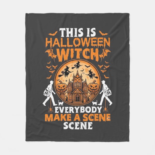 Dit is Halloween Fleece Deken (Voorkant)