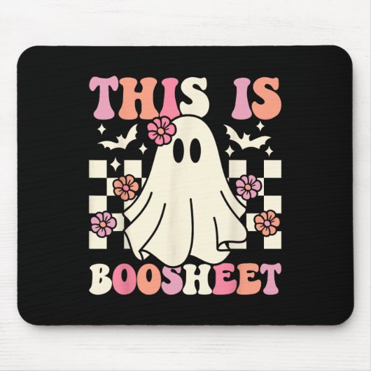 Dit is Halloween Ghost Kostuum Retro GR Muismat (Voorkant)