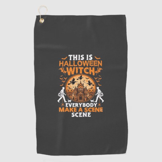 Dit is Halloween Golfhanddoek (Voorkant)