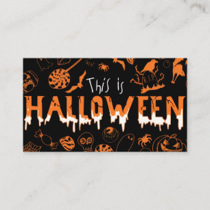 "Dit is Halloween – Griezelige Stijl voor de Dappe Visitekaartje