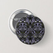 Dit is halloween ~ Haunted Damask Ronde Button 5,7 Cm (Voorkant /achterkant)