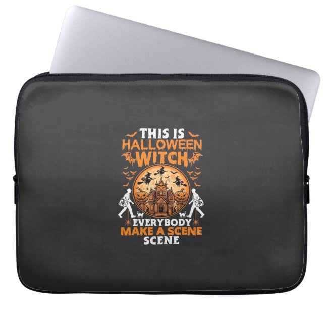 Dit is Halloween Laptop Sleeve (Voorkant)