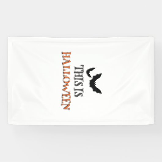 Dit is Halloween Spandoek (Horizontaal)