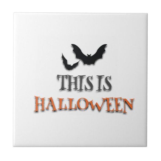 Dit Is Halloween Tegeltje (Voorkant)