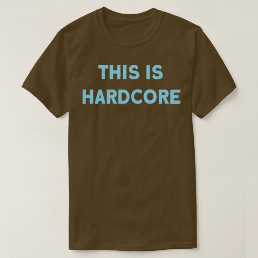 Dit is hardcore azul t-shirt (Design voorkant)