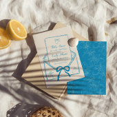 Dit is het Amore Hand Drawn Lemon Vrijgezellenfees Kaart