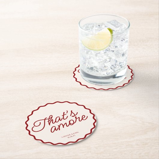 Dit is het Amore Wedding Onderzetter (Insitu)