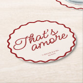 Dit is het Amore Wedding Onderzetter (Gebogen)