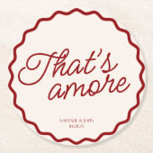 Dit is het Amore Wedding Onderzetter (Voorkant)