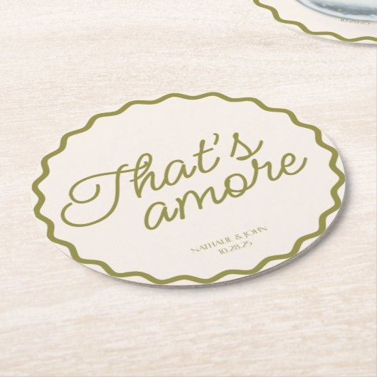 Dit is het Amore Wedding Onderzetter (Gebogen)