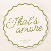 Dit is het Amore Wedding Onderzetter (Voorkant)