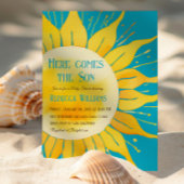 Dit is het Baby shower van Son Boy Blue Sunshine Kaart