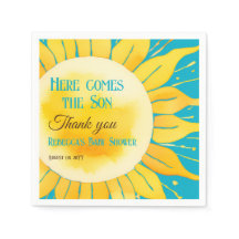 Dit is het Baby shower van Son Boy Blue Sunshine