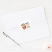 Dit is het basisseizoen vierkante sticker (Envelop)
