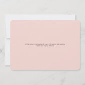 Dit is het Bleke Roze Winter Vrijgezellenfeest Kaart (Achterkant)