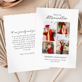 Dit is het Determination Photo Afstuderen Aankondiging