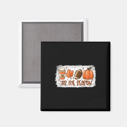 Dit is het Football Football Herfst van het seizoe Magneet (Voorkant / Achterkant)