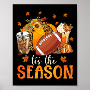 Dit is het Football van het seizoen en de Herfst v Poster