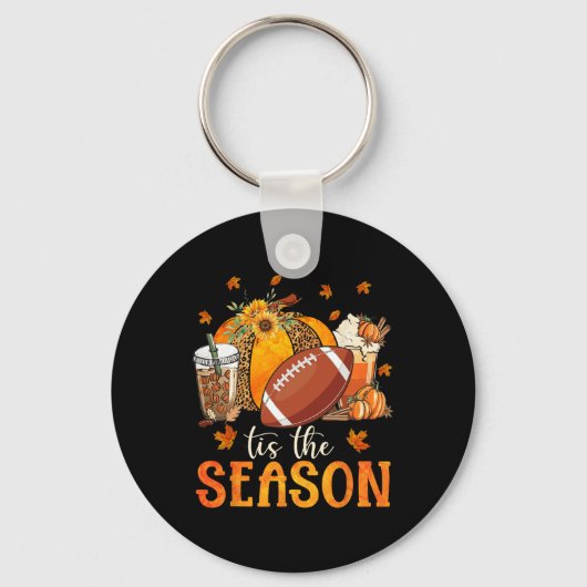 Dit is het Football van het seizoen en de Herfst v Sleutelhanger (Voorkant)