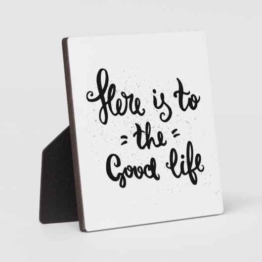 Dit is het goede leven fotoplaat (Voorkant)