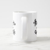 Dit is het goede leven grote koffiekop (Achterkant)