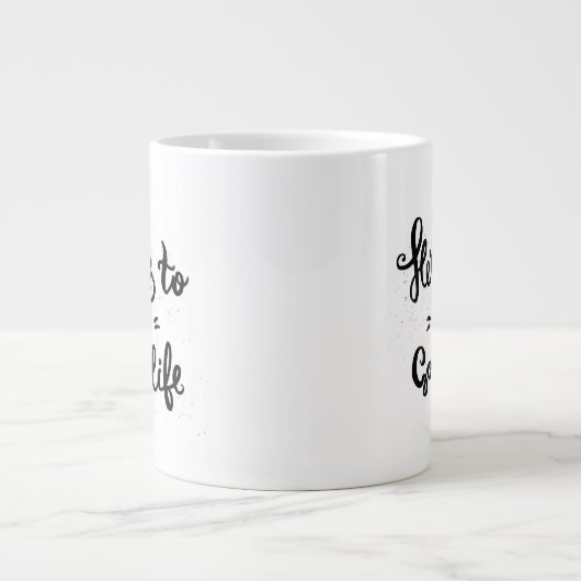 Dit is het goede leven grote koffiekop (Voorkant)