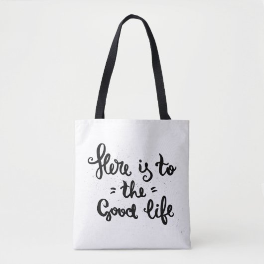 Dit is het goede leven tote bag (Voorkant)