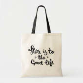Dit is het goede leven tote bag (Voorkant)
