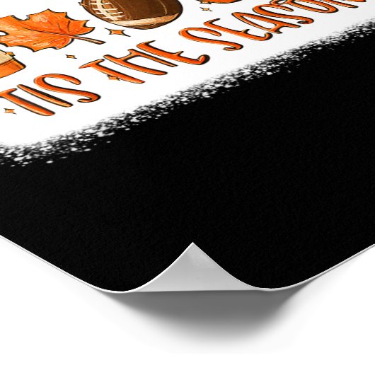 Dit is het Herfst Football Bl. Poster (Hoek)