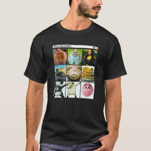 Dit is het ideale mannenlichaam en de Afbeeldingen T-shirt