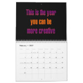 "Dit is het jaar..." Aanmoedigingscitaten Kalender (Feb 2027)
