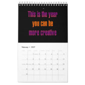"Dit is het jaar..." Aanmoedigingscitaten Kalender (Feb 2027)