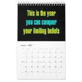 "Dit is het jaar..." Aanmoedigingscitaten Kalender (Mar 2027)