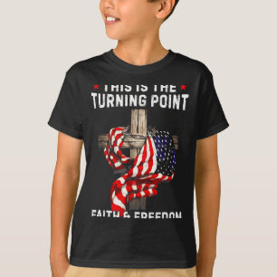 Dit Is Het Keerpunt Int Patriotiek Christelijk Gel T-shirt