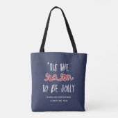 Dit is het kerstcadeau voor het seizoen tote bag (Achterkant)