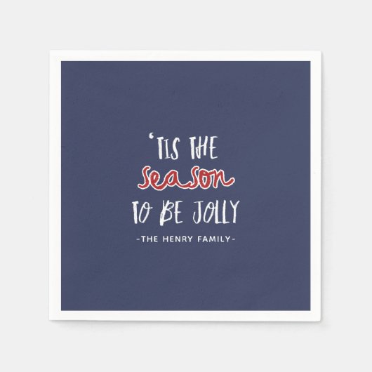 Dit is het kerstfeest servet (Voorkant)