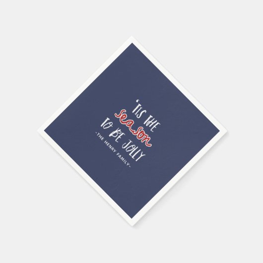 Dit is het kerstfeest servet (Hoek)