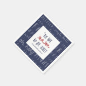 Dit is het kerstfeest servet (Hoek)