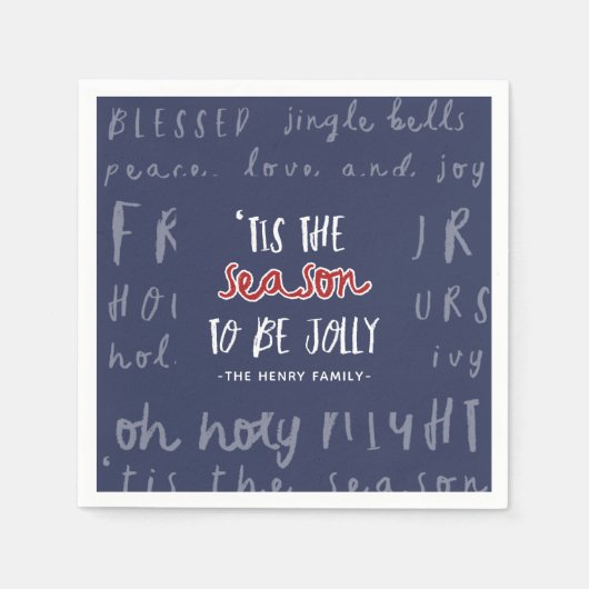 Dit is het kerstfeest servet (Voorkant)