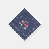 Dit is het kerstfeest servet (Hoek)