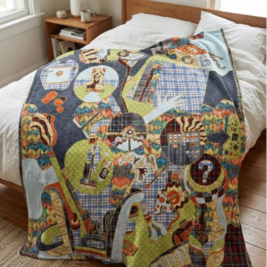 Dit is het Leven Fleece Deken