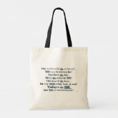Dit is het moment tote bag (Achterkant)