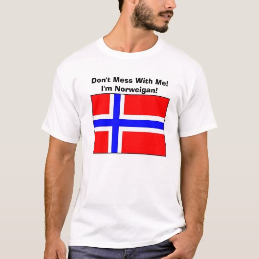 Dit is het officiële Noorse design!!!! T-shirt (Voorkant)