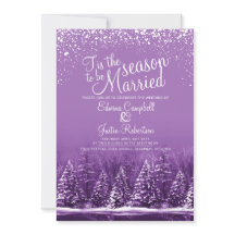 Dit is het paarse dennenmeer voor het winterseizoe