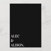 Dit is het plan Wedding Details Card Informatiekaartje (Achterkant)