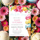 Dit is het Scoop Ice Cream Summer Baby shower Kaart